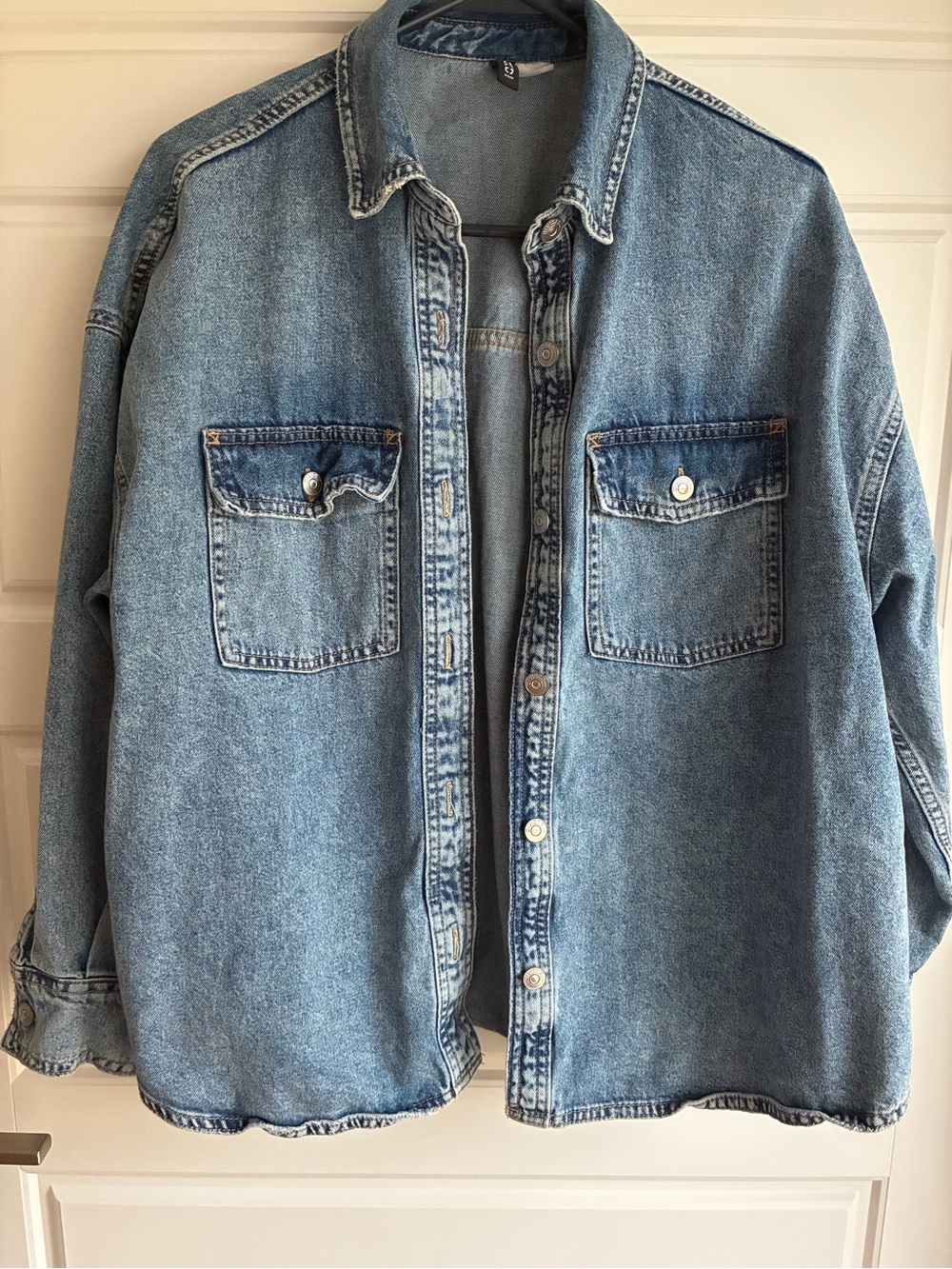 Classic Blue Denim oversized shirt - Divided